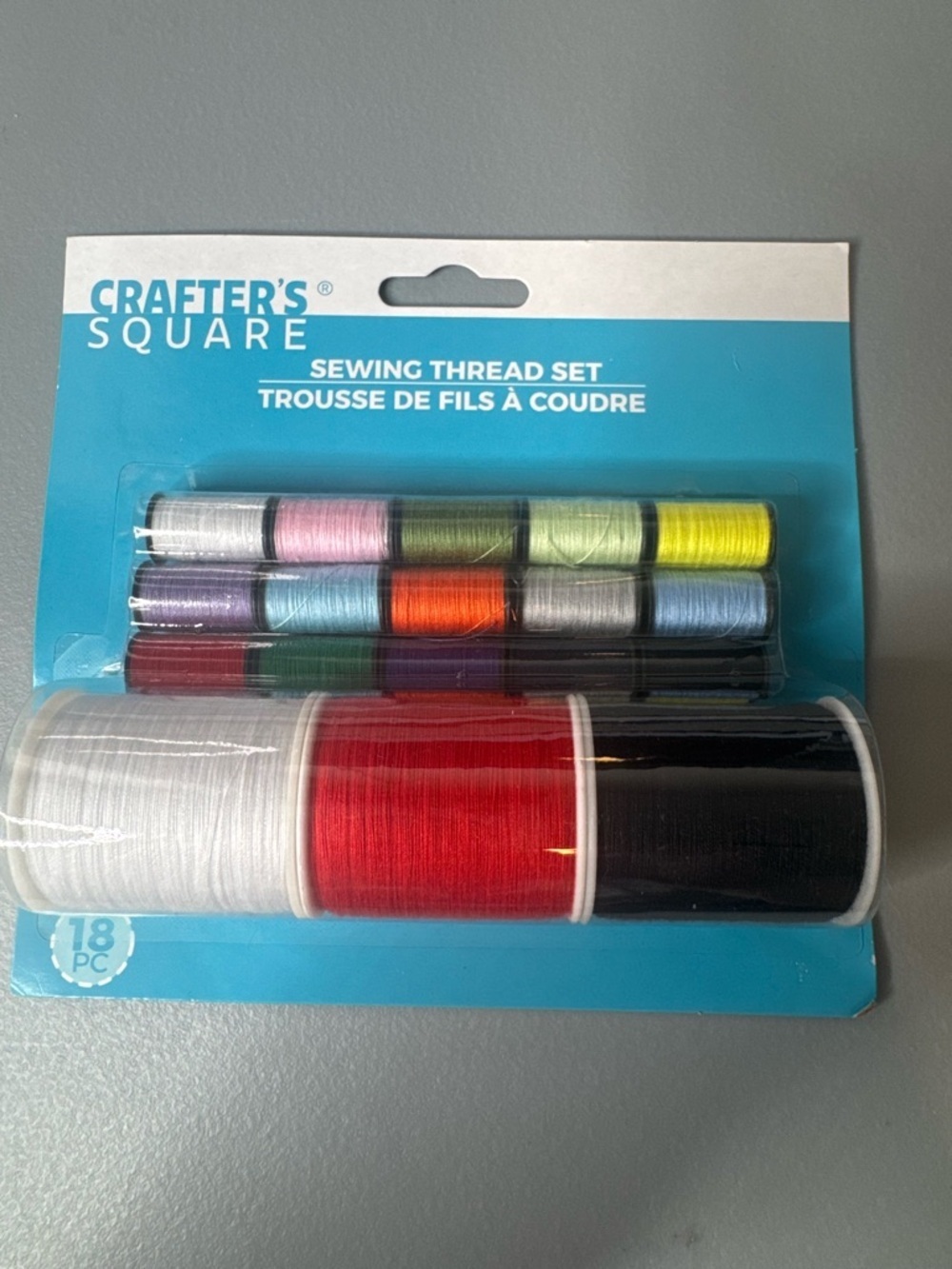 Crafter's Square Sewing Thread Set in Assorted Colors 18pc Kit DIY sewing artist